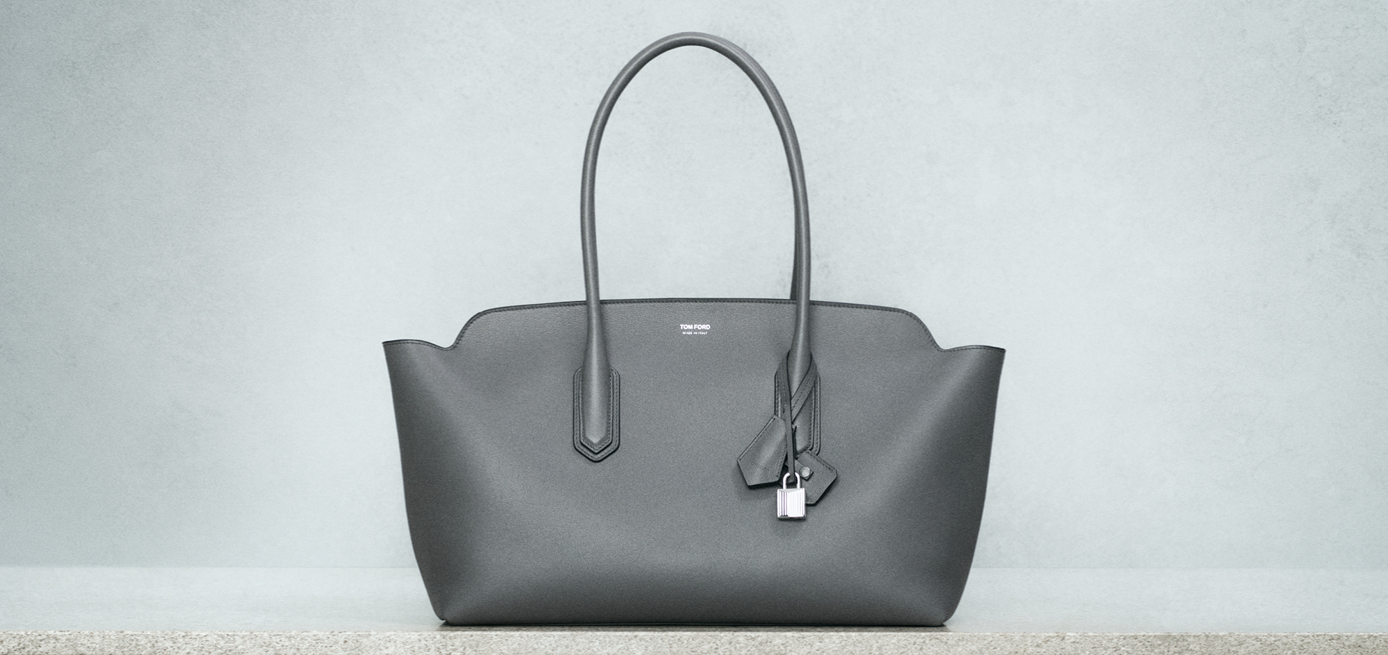 TOMFORD ウォリス エンホス ミニハック L1841LCL395X 1N001 SHINY STAMPED CROCODILE LEATHER WALLIS MINI BAG | Tom Ford